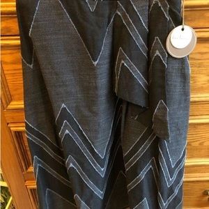 Eva Franco skirt, size 2, navy, length to ankle, brand new with tags.
